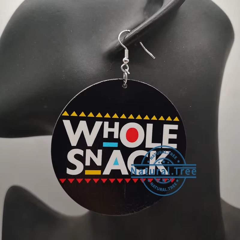 God Is Good Wooden Earrings