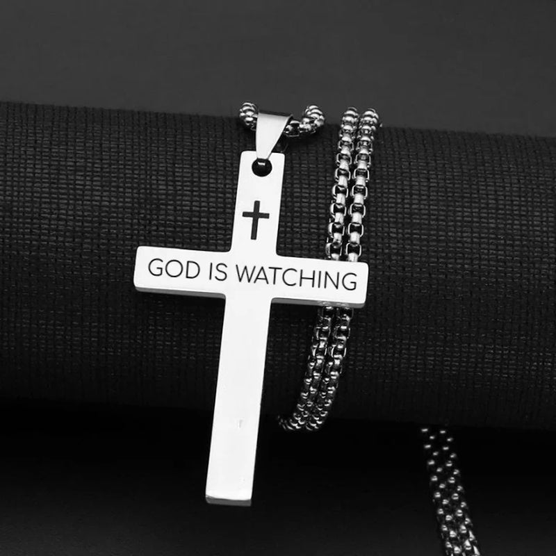 God Is Watching Necklace